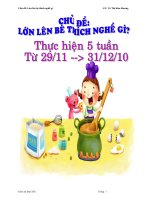 Tài liệu GA ngành nghe chọn tháng