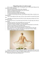 Bài giảng Những điều thú vị về cơ thể người