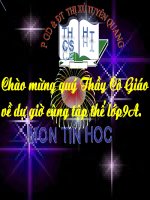 Tài liệu bai 10: Màu sắc trên trang chiếu