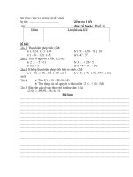 Gián án GIAO AN TANG TIET 6