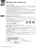 Writing - style format