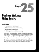 Business Writing - Write Angles