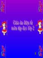 Bài giảng TAP DOC TUAN 34-thu hai