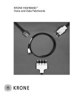KRONE - Datasheet - HIGHBAND - Voice & Data PatchCord