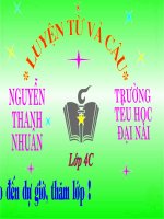 Gián án Mở rộng vốn từ: Sức khoẻ