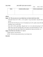 Bài giảng ĐỀ KIỂM TRA HỌC KÌ II ( Có đáp án và ma trận )