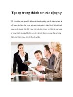 Tạo sự trung thành nơi các cộng sự