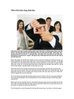 Phát triển khả năng lãnh đạo