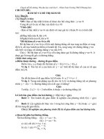 Gián án Hàm số và hệ phương trình