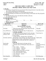 Bài soạn tiết 22 lớp 7