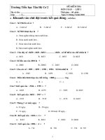 Bài soạn ĐỀ THI GHKII TOÁN 2