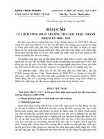 Bài giảng các văn bản đại hội công đoàn