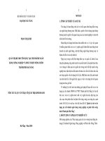 Quản trị rủi ro tín dụng tại chi nhánh ngân hàng nông nghiệp và phát triển nông thôn thành phố đà nẵng 