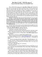 Bài soạn Bốn chữ trong HỊCH TƯỚNG SĨ