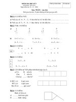 Bài soạn Toán 1 - HK1_2010-2011