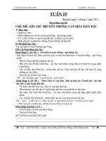Tài liệu giao an lop3- tuan 19