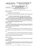 Bài giảng ĐỀ THI HOC KI I