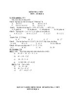 Bài giảng Kiem tra Toan 6 so hoc - tiet 18