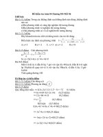 Tài liệu Bộ đề thi và KT Toán 8