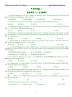 Bài giảng Luyện Trắc nghiệm Hóa 12 số 5