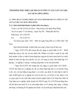 TÌNH HÌNH THỰC HIỆN LỢI NHUẬN Ở CÔNG TY XÂY LẮP VẬT LIỆU XÂY DỰNG SÔNG HỒNG