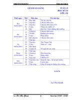 Tài liệu GA Lop 2 Tong Hop Tuan 19 - 22