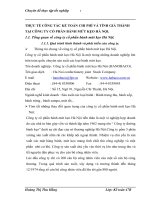 THỰC TẾ CÔNG TÁC KẾ TOÁN CHI PHÍ VÀ TÍNH GIÁ THÀNH TẠI CÔNG TY CỔ PHẦN BÁNH MỨT KẸO HÀ NỘI