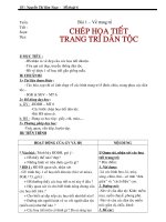 Gián án Bài 1: Vẽ trang trí