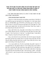 THỰC TẾ VÊ VIỆC TỔ CHỨC CÔNG TÁC KẾ TOÁN TẬP HỢP CHI PHÍ SẢN XUẤT VÀ TÍNH GIÁ THÀNH SẢN PHẨM Ở CÔNG TY PHÁT TRIỂN TIN HỌC CÔNG NGHỆ VÀ MÔI TRƯỜNG