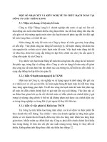 MỘT SỐ NHẬN XÉT VÀ KIẾN NGHỊ VỀ TỔ CHỨC HẠCH TOÁN TẠI CÔNG TY GIẦY THĂNG LONG