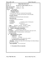 Gián án E 6 Unit 11 - 4