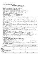 Tài liệu TÔNG HỢP ĐỀ LÍ 9