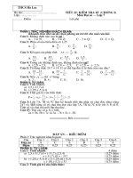 Bài soạn Đề kiểm tra đại số 7.1