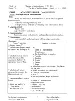 Gián án Giáo án AV 8 - bài 12 ( Fame)