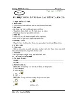 Bài soạn Giáo án 6 tiết 41