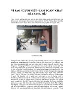 Bài soạn Vì sao người Việt 