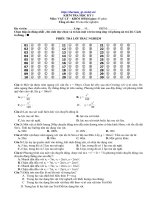 Lý 10 Đề thi HK I số 7