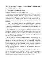 Thực trạng công tác quản lý đối với phần vốn nhà nước tại Nhà máy len hà đông