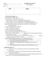 Bài soạn Kiểm tra 45p Vật lý 6 HK1