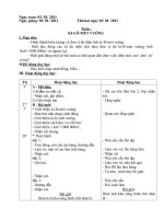 Bài giảng Giáo án L4 Tuần 19 CKTKN