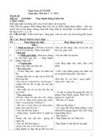 Bài soạn giao an lop2 tuan 20CKTKN day PP moi 3 cột