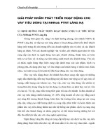 GIẢI PHÁP NHẰM PHÁT TRIỂN HOẠT ĐỘNG CHO VAY TIÊU DÙNG TẠI NHNo& PTNT LÁNG HẠ