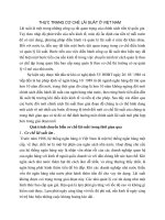 THỰC TRẠNG CƠ CHẾ LÃI SUẤT Ở VIỆT NAM