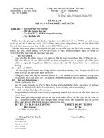 kế hoạch thi đua dành nhiều điểm tốt