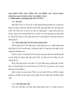 GIẢI PHÁP THÚC ĐẨY NIÊM YẾT CỔ PHIẾU CÁC NGÂN HÀNG THƯƠNG MẠI CỔ PHẦN VIỆT NAM TRÊN TTCK