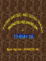 Bài giảng CHÍNH TẢ T. 21 ÔNG TỔ NGHỀ THÊU