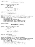 Bài soạn Đề KTHK I Toán 8