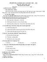 Bài giảng kiểm tra TV học kì 1 lớp 4