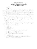 CHU ĐỀ  ĐV DƯỚI NƯỚC