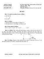 Tài liệu ĐỀ THI HS GIỎI CẤP HUYỆN NH 2009-2010